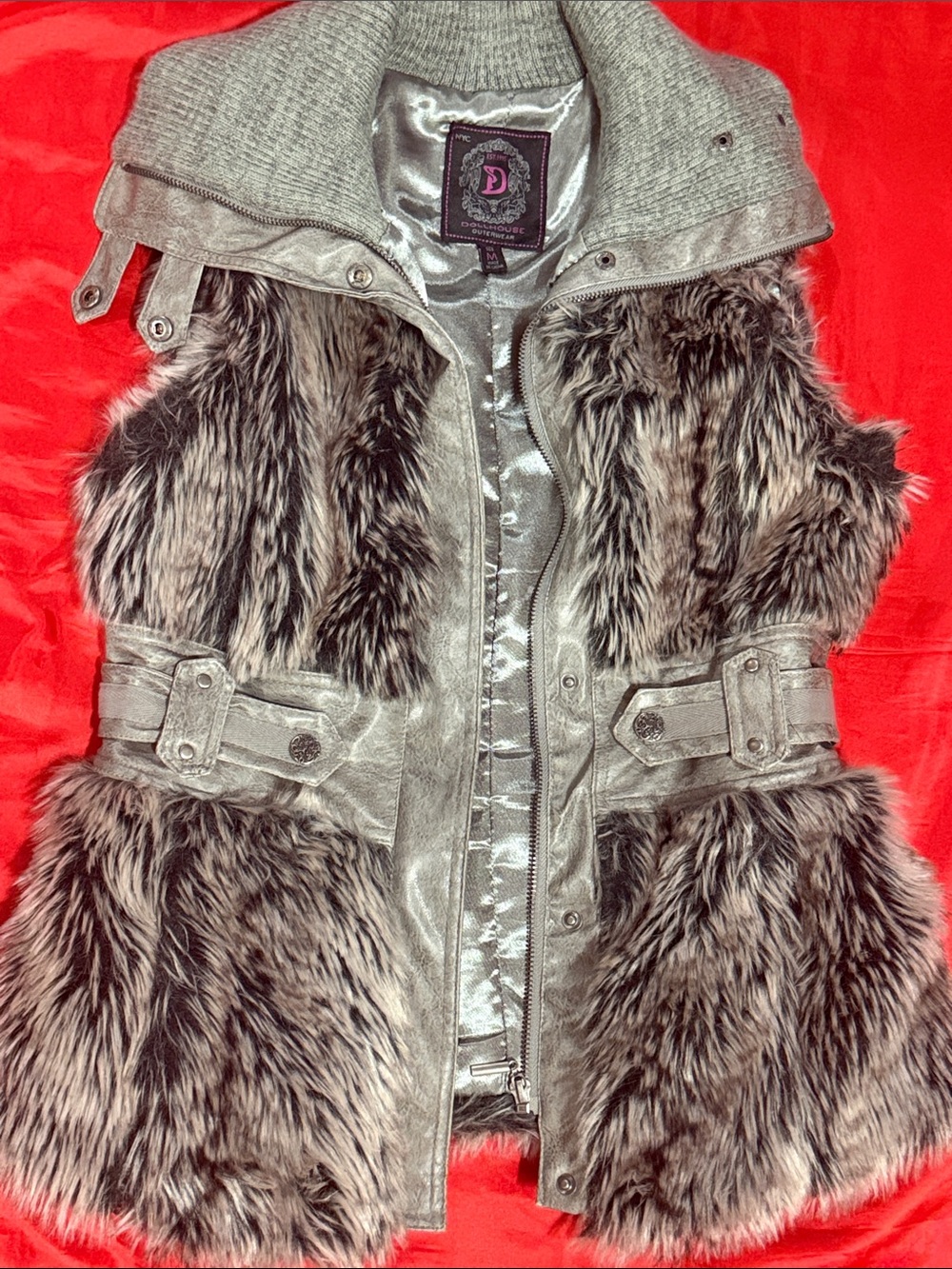 WOW POSHMARK - Authentic Dollhouse Faux Fur Vest